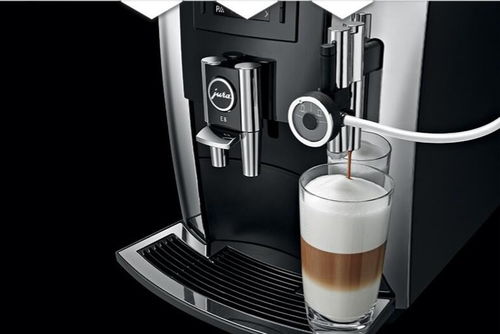 jura 優(yōu)瑞 e8進口家用意式全自動咖啡機 一鍵式拿鐵制作